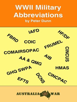 cover image of WWII Military Abbreviations
